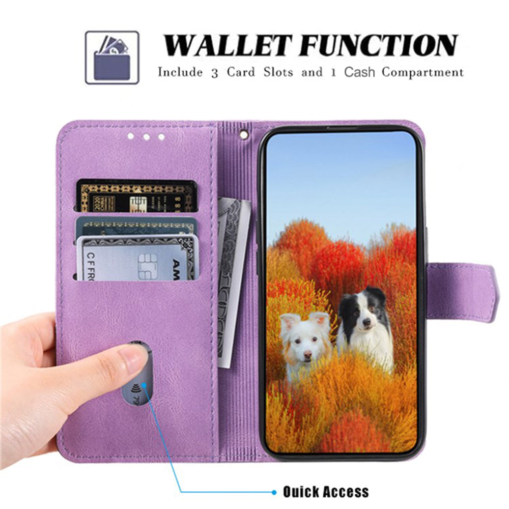 TTUDRCH For Samsung Galaxy S20 Ultra 4G/5G 004 Splicing Skin-touch PU Leather RFID Blocking Phone Case Wallet Stand Cover - Purple TTUDRCH For Samsung Galaxy S20 Ultra 4G/5G 004 Splicing Skin-touch PU Leather RFID Blocking Phone Case Wallet Stand Cover - Purple